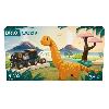 Circuit Miniature Circuit Dinosaure - Coffret Complet 12 pieces - Action de Jeu sans Pile - Dinosaure Inclus - Circuit de Train en Bois - BRIO World