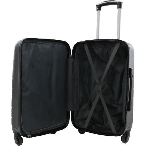 CITY BAG Valise Cabine Ultralight ABS 4 Roues Argent