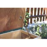 Clapier Clapier d'exterieur - KERBL - FRED - 100x45x62 cm - Bois - Abri securise pour rongeurs