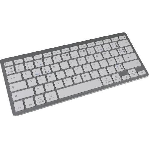 Clavier D'ordinateur Clavier Bluetooth Double Layout PC MAC - BLUESTORK - MINI MAC PC - Pour Mac et PC - Noir