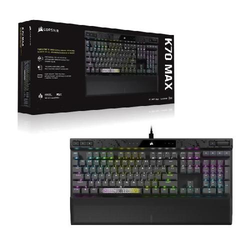 Clavier D'ordinateur Clavier Corsair K70 MAX RGB. Black