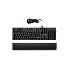 Clavier D'ordinateur Clavier Gamer - The G-Lab - KEYZ CARBON E - Mécanique (Switch Bleu) - Rainbow - Low Profile - Repose Poignet - Filaire - Noir