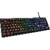 Clavier D'ordinateur Clavier Gamer - The G-Lab - KEYZ PLATINIUM - Mécanique (Switch Rouge) - Ultra Low Profile - RGB - Filaire - Azerty - Noir