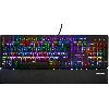 Clavier D'ordinateur Clavier Gamer - The G-Lab - KEYZ RUBIDIUM - Mécanique (Switch Rouge) - Repose Poignet - RGB - Filaire - Azerty - Noir