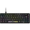 Clavier D'ordinateur Clavier gaming optique et mécanique - CORSAIR - K65 PRO MINI - Rétroéclaire LED RGB - Switchs CORSAIR OPX - Noir