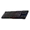 Clavier D'ordinateur Clavier Logitech sans fil G515 LIGHTSPEED TKL profile sans pave numérique (rouge) - Noir