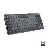 Clavier D'ordinateur Clavier - Sans Fil - Logitech - MX Mini - Mécanique - Rétroéclairé - AZERTY - Graphite