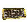 Clavier D'ordinateur Clavier - Sans fil - Logitech - Pop Keys - Mécanique - Touche Emoji - AZERTY - Jaune