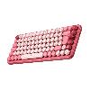 Clavier D'ordinateur Clavier - Sans fil - Logitech - Pop Keys - Mécanique - Touche Emoji - Rose