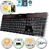 Clavier D'ordinateur Clavier solaire - Sans fil - Logitech - K750 - AZERTY - Noir