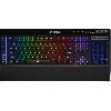 Clavier D'ordinateur CORSAIR Clavier Gamer Membrane K57 RGB - Sans fil - Rétroéclairé RGB LED - Noir  - AZERTY (CH-925C015-FR)