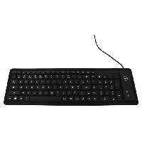 Clavier D'ordinateur Mobility Lab clavier flexible. waterproof. étanche et enroulable ML300559 - AZERTY