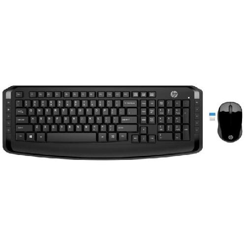 Pack Clavier - Souris Clavier et souris sans fil 300 HP FR