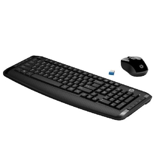 Pack Clavier - Souris Clavier et souris sans fil 300 HP FR