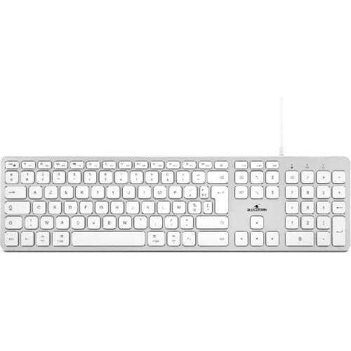 Clavier D'ordinateur Clavier Filaire - BLUESTORK - KB Mac - Compatible Mac - Blanc