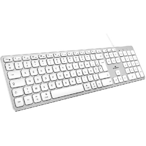 Clavier D'ordinateur Clavier Filaire - BLUESTORK - KB Mac - Compatible Mac - Blanc