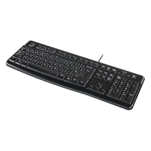 Clavier D'ordinateur Clavier filaire - Logitech - K120 Business - AZERTY - Noir