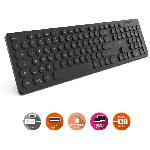 Clavier D'ordinateur Clavier filaire RGB - MOBILITY LAB - ML306858 - AZERTY - Touches rondes - Noir