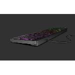 Clavier D'ordinateur Clavier filaire RGB - MOBILITY LAB - ML306858 - AZERTY - Touches rondes - Noir