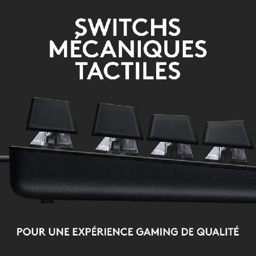 Clavier D'ordinateur Clavier gamer - Filaire - Logitech G - G413 SE - Grande taille - Mécanique - AZERTY - Noir