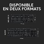 Clavier D'ordinateur Clavier gamer - Filaire - Logitech G - G413 SE - Grande taille - Mécanique - AZERTY - Noir