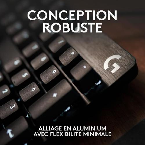 Clavier D'ordinateur Clavier gamer - Filaire - Logitech G - G413 TKL SE - Rétroéclairé - AZERTY - Noir