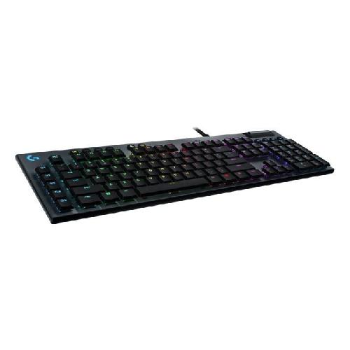 Clavier D'ordinateur Clavier Gamer - Sans fil - Logitech G - G815 Lightspeed - Switch tactile - AZERTY - Noir