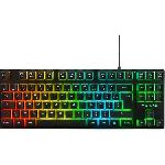 Clavier D'ordinateur Clavier Gamer - The G-Lab - KEYZ CAESIUM TKL - RGB - Filaire - Azerty - Noir