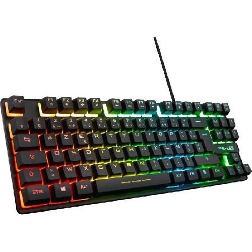 Clavier D'ordinateur Clavier Gamer - The G-Lab - KEYZ CAESIUM TKL - RGB - Filaire - Azerty - Noir