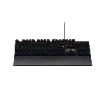 Clavier D'ordinateur Clavier Gamer - The G-Lab - KEYZ CARBON E - Mécanique (Switch Bleu) - Rainbow - Low Profile - Repose Poignet - Filaire - Noir