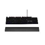 Clavier D'ordinateur Clavier Gamer - The G-Lab - KEYZ CARBON E - Mécanique (Switch Bleu) - Rainbow - Low Profile - Repose Poignet - Filaire - Noir