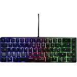 Clavier D'ordinateur Clavier Gamer - The G-Lab - KEYZ HYDROGEN - 60% Format Compact - Rétroéclairé - Filaire - Noir