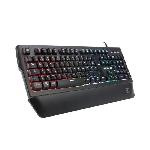 Clavier Gamer - The G-Lab - KEYZ PALLADIUM - Filaire - RGB - Repose Poignet - Azerty - Noir