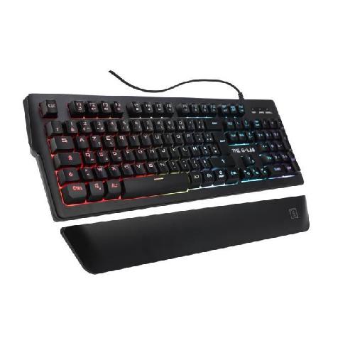 Clavier D'ordinateur Clavier Gamer - The G-Lab - KEYZ PALLADIUM - Filaire - RGB - Repose Poignet - Azerty - Noir