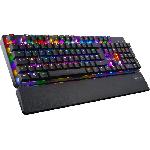 Clavier D'ordinateur Clavier Gamer - The G-Lab - KEYZ RUBIDIUM - Mécanique (Switch Rouge) - Repose Poignet - RGB - Filaire - Azerty - Noir