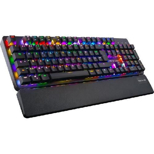 Clavier D'ordinateur Clavier Gamer - The G-Lab - KEYZ RUBIDIUM - Mécanique (Switch Rouge) - Repose Poignet - RGB - Filaire - Azerty - Noir