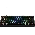 Clavier D'ordinateur Clavier Gamer - The G-Lab - KEYZ THALLIUM TKL - Mécanique (Switch Rouge) - Hot Swappable - RGB - Filaire - Azerty - Noir