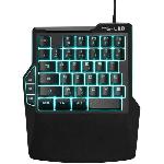 Clavier Gamer - THE G-LAB - KEYZ THORIUM - MINI CLAVIER- Filaire - Noir