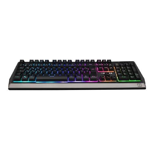 Clavier D'ordinateur Clavier Gamer - The G-Lab - KEYZ TUNGSTEN - Sans Fil - Rainbow - Azerty - Noir