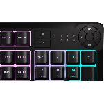 Clavier D'ordinateur Clavier gaming filaire a membrane - CORSAIR - K55 CORE RGB - Rétroéclairage RGB 10 zones - Gris - Silencieux et réactif