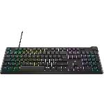 Clavier D'ordinateur Clavier gaming filaire a membrane - CORSAIR - K55 CORE RGB - Rétroéclairage RGB 10 zones - Gris - Silencieux et réactif