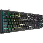 Clavier D'ordinateur Clavier gaming filaire a membrane - CORSAIR - K55 CORE RGB - Rétroéclairage RGB 10 zones - Gris - Silencieux et réactif