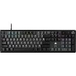 Clavier gaming mécanique - CORSAIR - K70 CORE RGB - Switchs linéaires CORSAIR Red - Insonorisation - Molette rotative - Gris