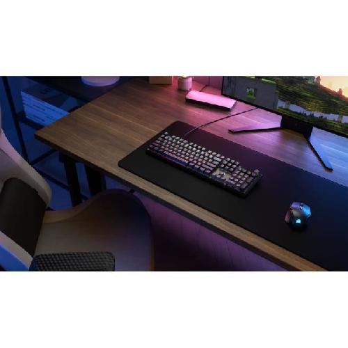 Clavier D'ordinateur Clavier gaming mécanique - CORSAIR - K70 CORE RGB - Switchs linéaires CORSAIR Red - Insonorisation - Molette rotative - Gris