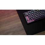 Clavier D'ordinateur Clavier gaming mécanique - CORSAIR - K70 CORE RGB - Switchs linéaires CORSAIR Red - Insonorisation - Molette rotative - Gris