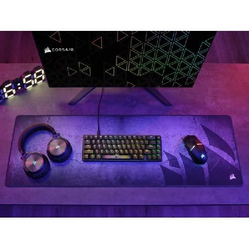 Clavier D'ordinateur Clavier gaming optique et mécanique - CORSAIR - K65 PRO MINI - Rétroéclaire LED RGB - Switchs CORSAIR OPX - Noir