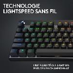 Clavier D'ordinateur Clavier Logitech G PRO X TKL LIGHTSPEED Sans fil. LIGHTSYNC RVB - Noir