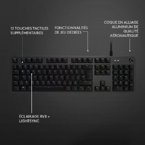 Clavier D'ordinateur Clavier Logitech G512 CARBON LIGHTSYNC