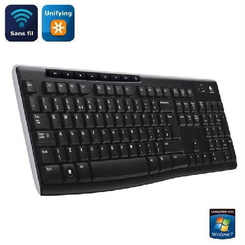 Clavier D'ordinateur Clavier Logitech K270 Wireless Keyboard