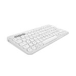 Clavier Logitech Pebble Keys 2 K380s clavier sans fil Bluetooth multidispositif - Blanc